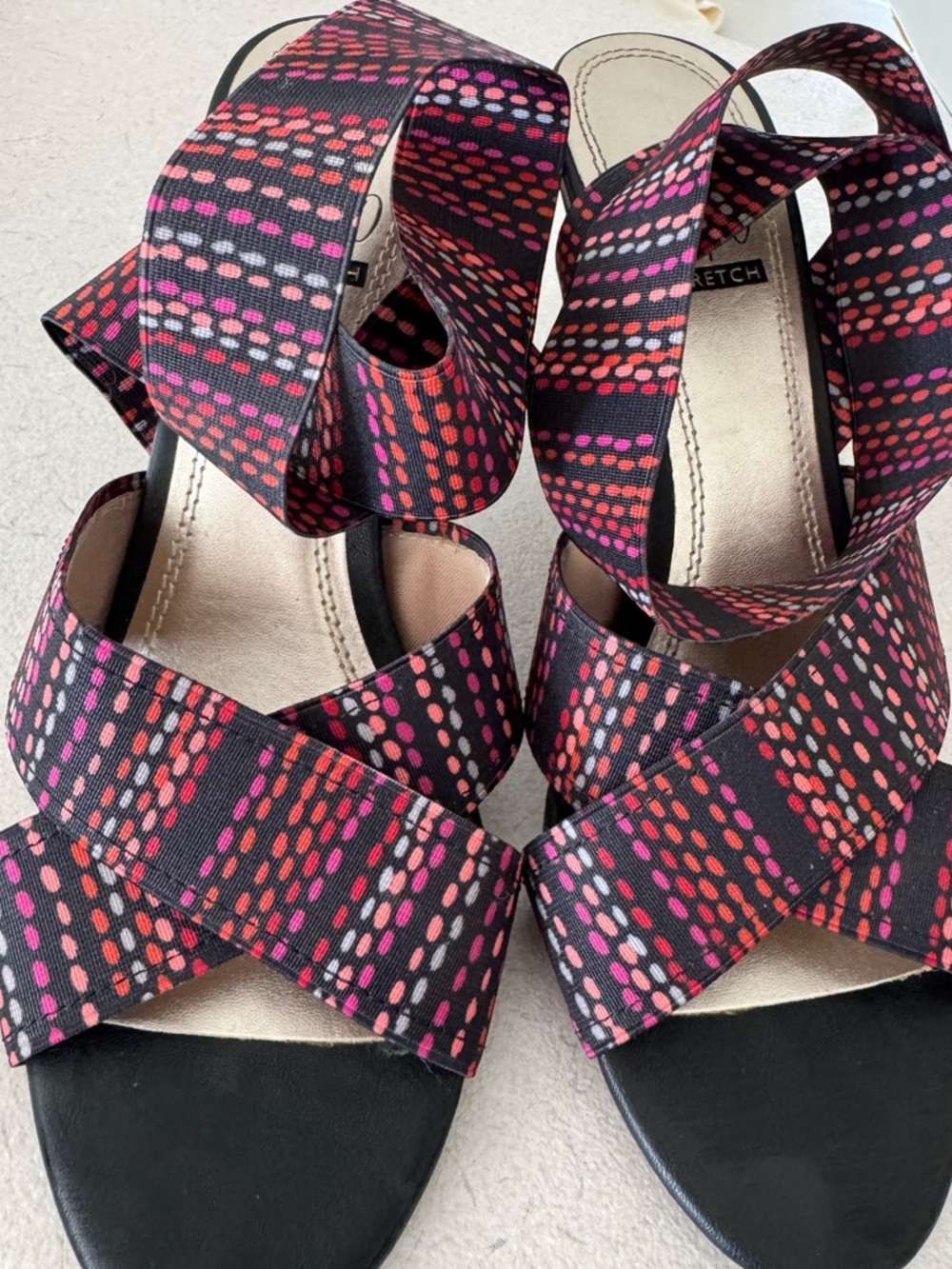 IMPO STRETCH - strapped short heel